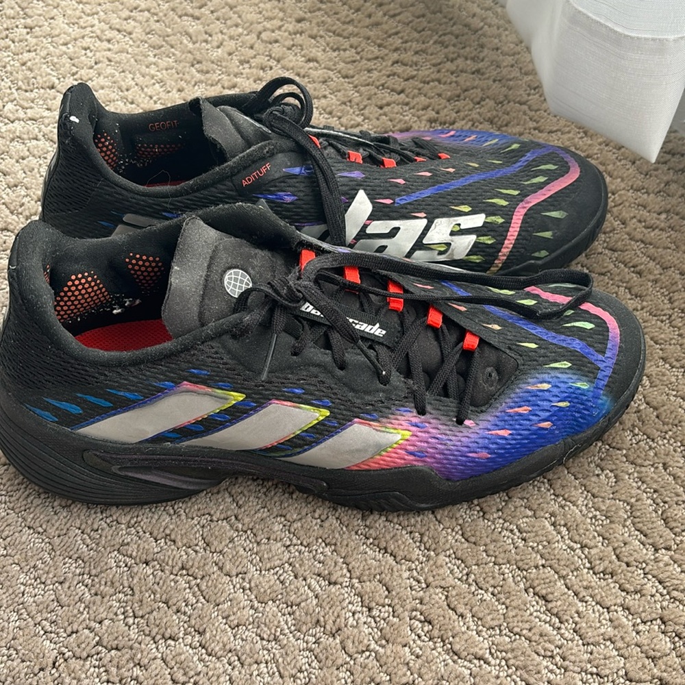 Men’s: Adidas barricade tennis court shoes